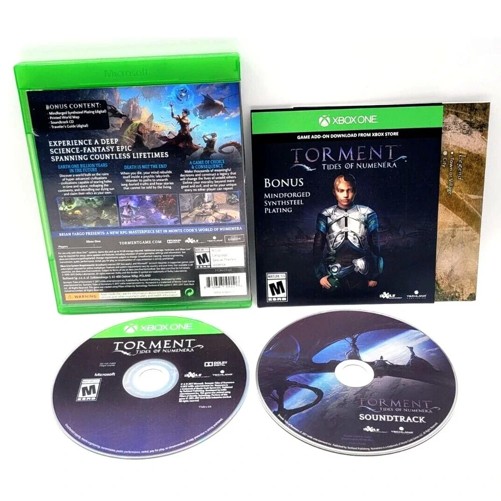 Torment: Tides Of Numenera Day one Edition XBOX One‎ CIB Game